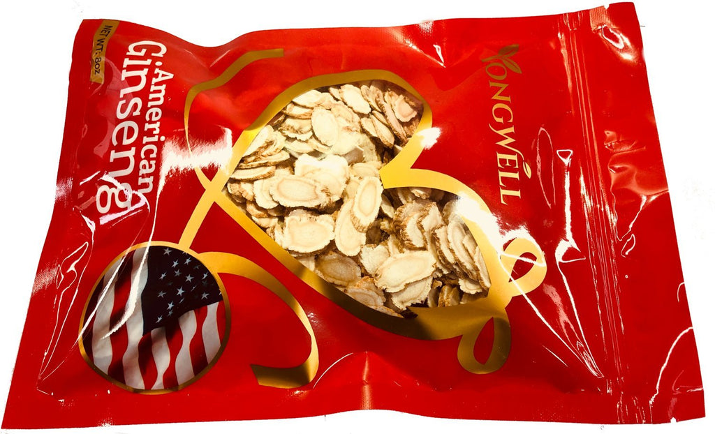 New Green Nutrition Hand-Selected A Grade American Ginseng Slice - Medium (8 oz Gift Bag)