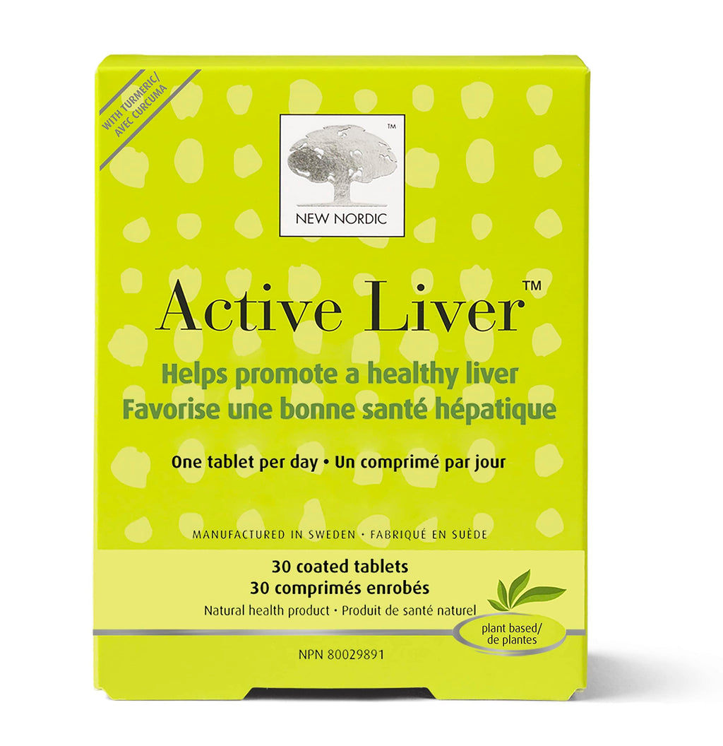 NEW NORDIC Active Liver 30-Day Supply – Daily Liver Supplement (Milk Thistle, Artichoke & Turmeric)