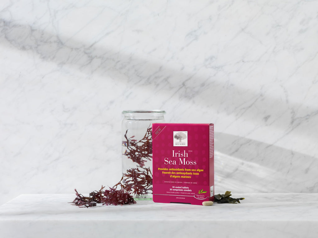 NEW NORDIC Irish Sea Moss Extract | Tri-Algae Complex | Vegan & Gluten Free | 30 Tablets