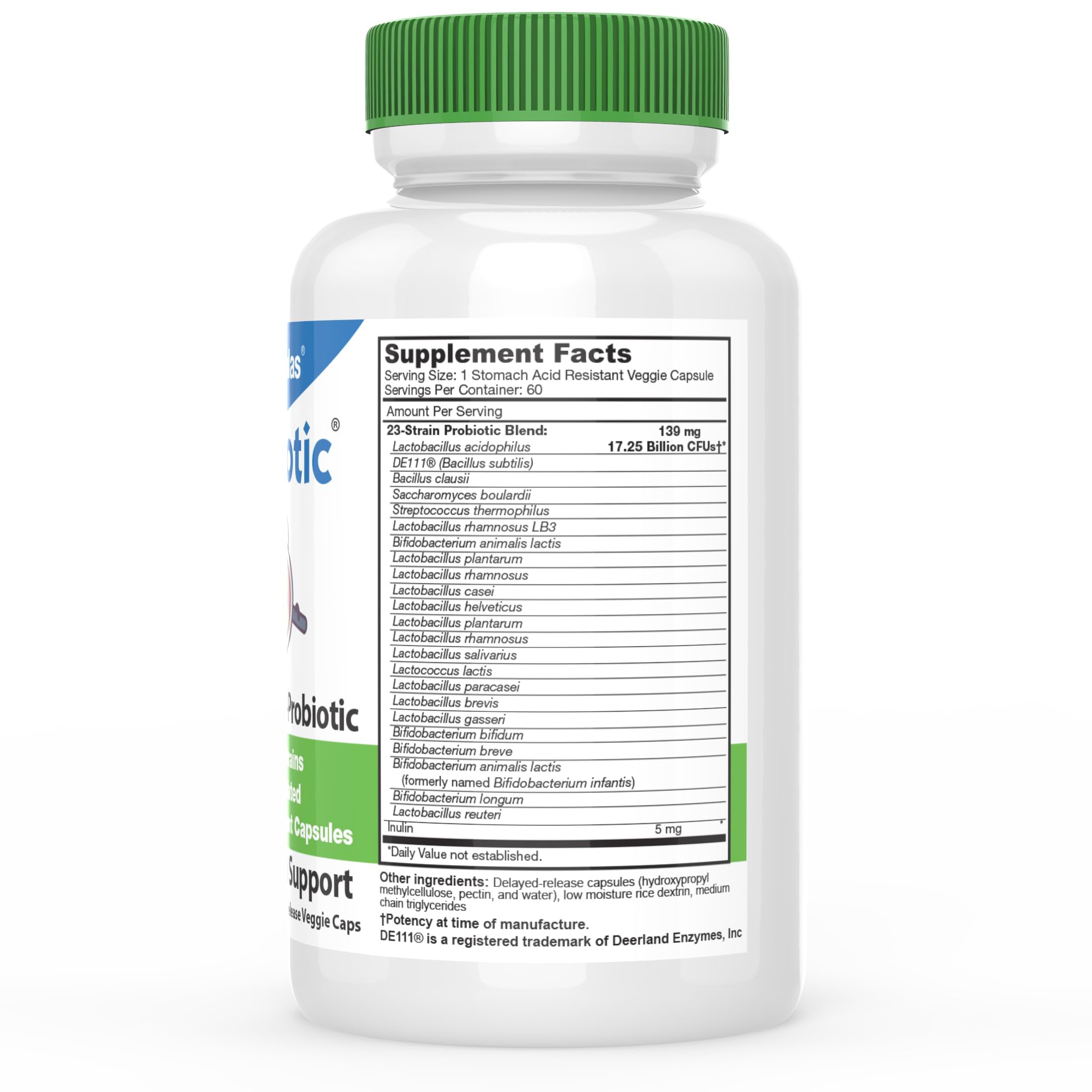 DrFormulas Nexabiotic Multi Probiotic – 60 Count, 23 Strains + S. boulardii