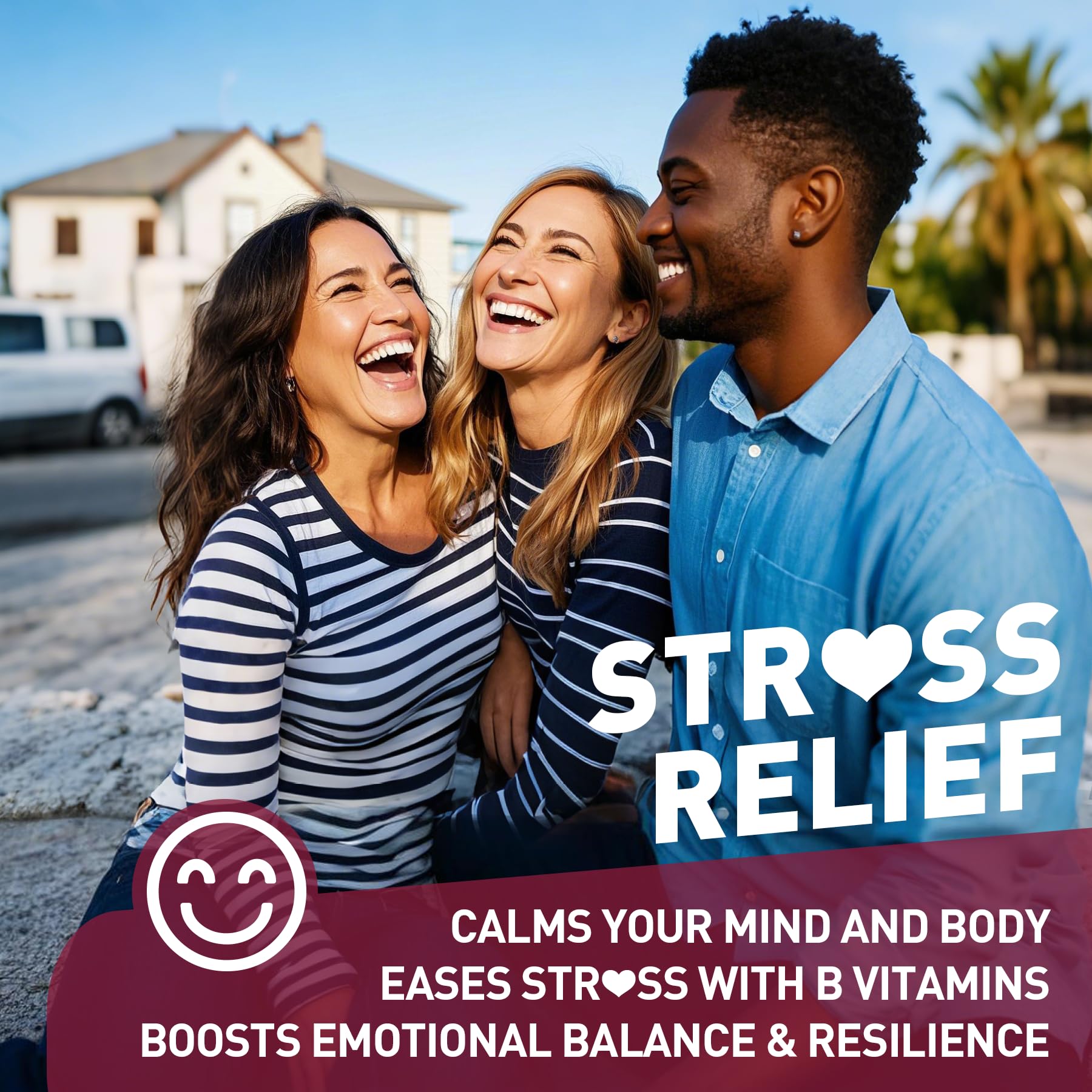 Nextdia Brain & Mood Support Gummies – Vegan B-Complex (120 Ct)