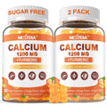 Nextdia Calcium 1200 mg Gummies with Vitamin D3, B12, K2 - Sugar Free, Vegan | Bone & Muscle Support