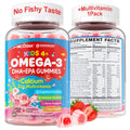 Nextdia Omega-3 Gummies for Kids – Multivitamin, Calcium, D3, K2, Zinc | Sugar Free