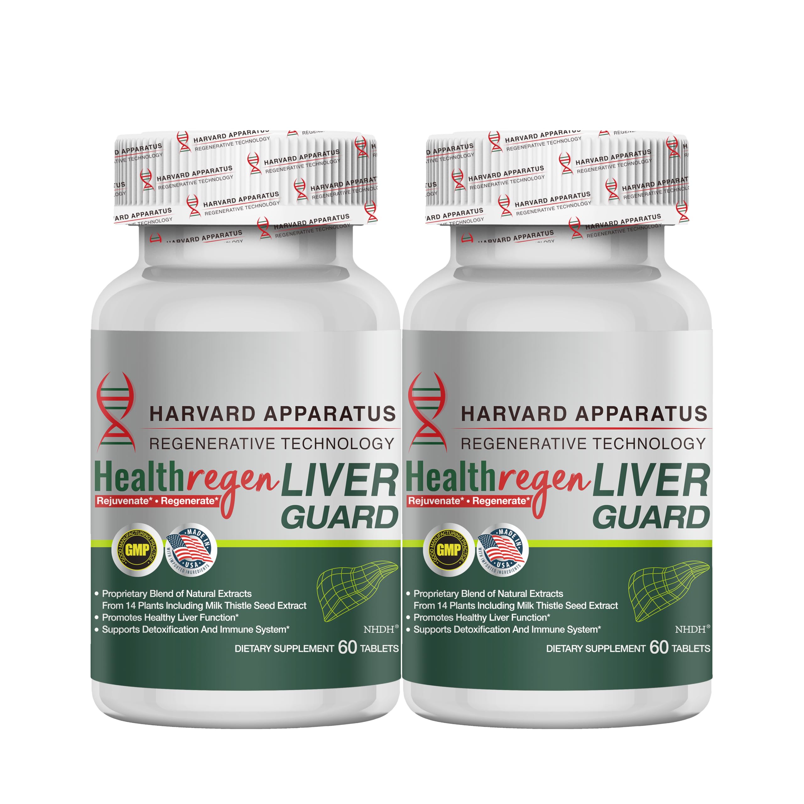 NHDH Harvard Liver Cleanse Detox & Repair – 14-in-1 Herbal Formula, 120 Tablets