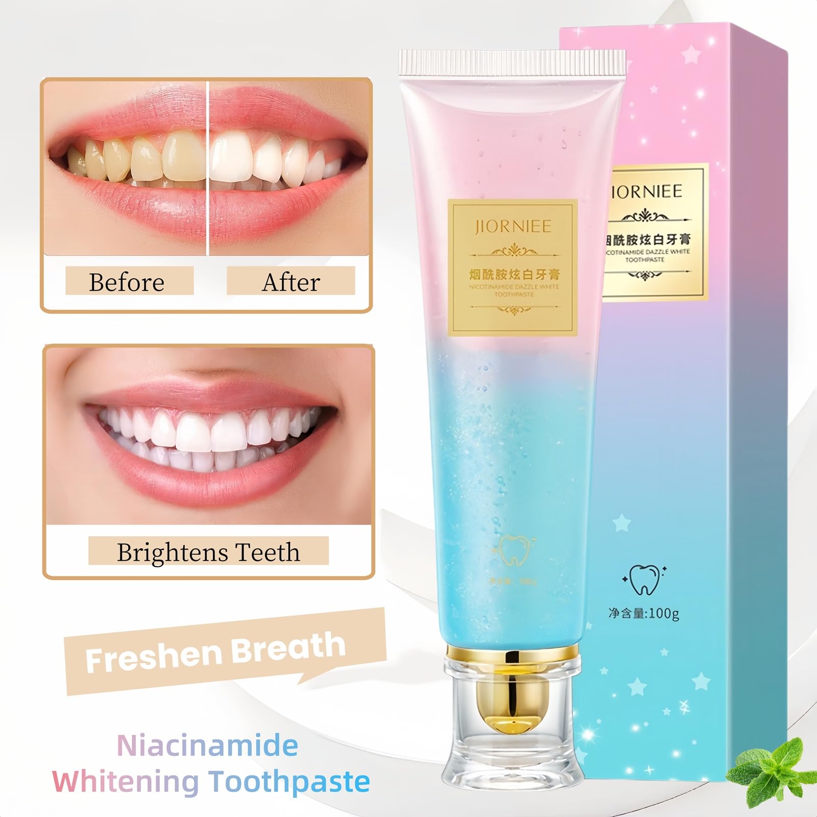 Niacinamide Whitening Toothpaste - Deep Cleaning & Stain Removal