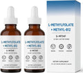 Nichalous L-Methylfolate 15mg + Methyl-B12 Sublingual 5-MTHF – Cognition, Mood & Wellness | Berry Flavor, Gluten Free, Non-GMO