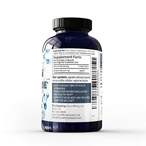 Nicotinamide 200 Count – 500 mg Niacinamide | Pure Affinity