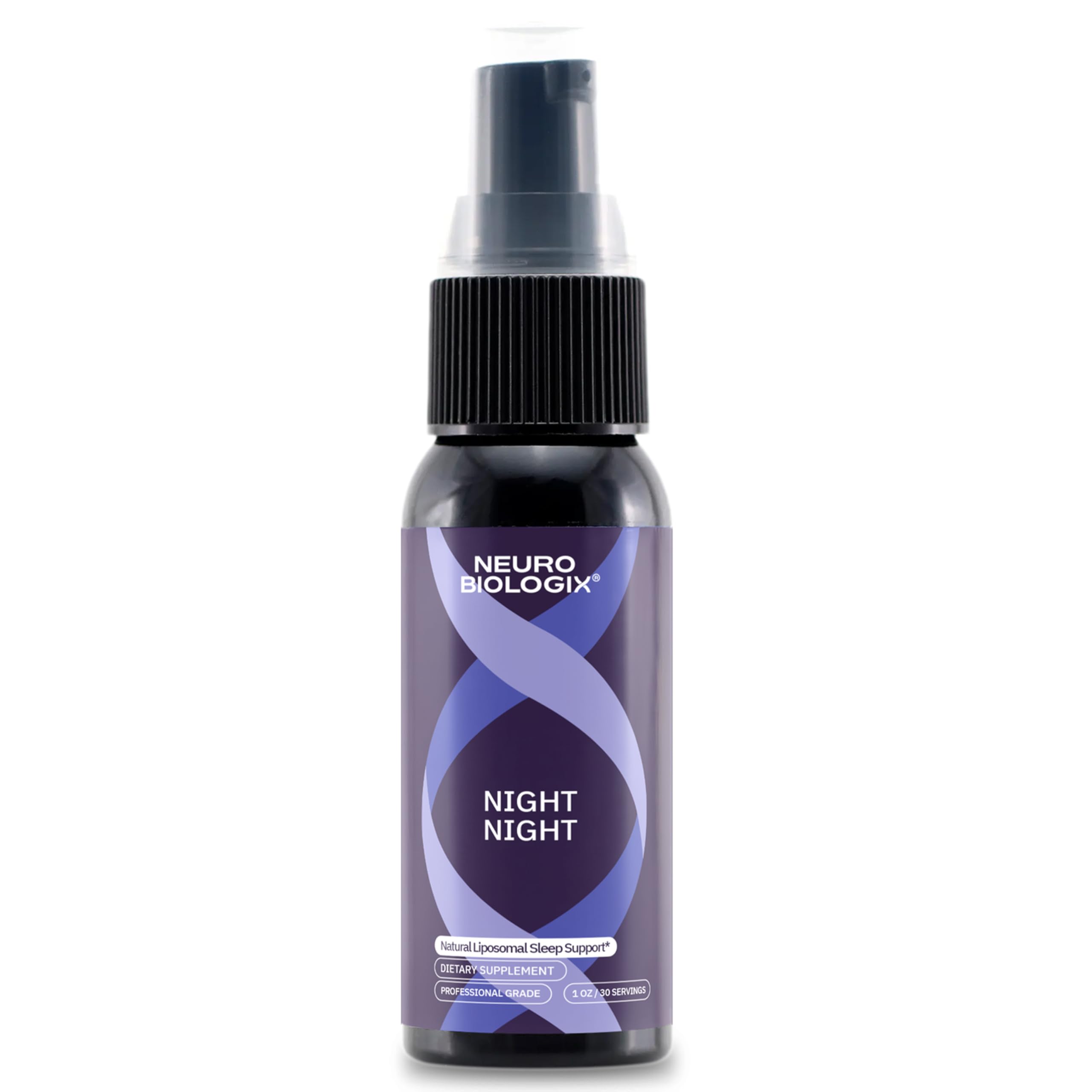 Night Night Liposomal Sleep Spray – Melatonin & GABA, Non-Habit-Forming, Vegan