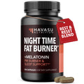 Night Time Fat Burner Metabolism Booster — Appetite Suppressant, 120 Pills
