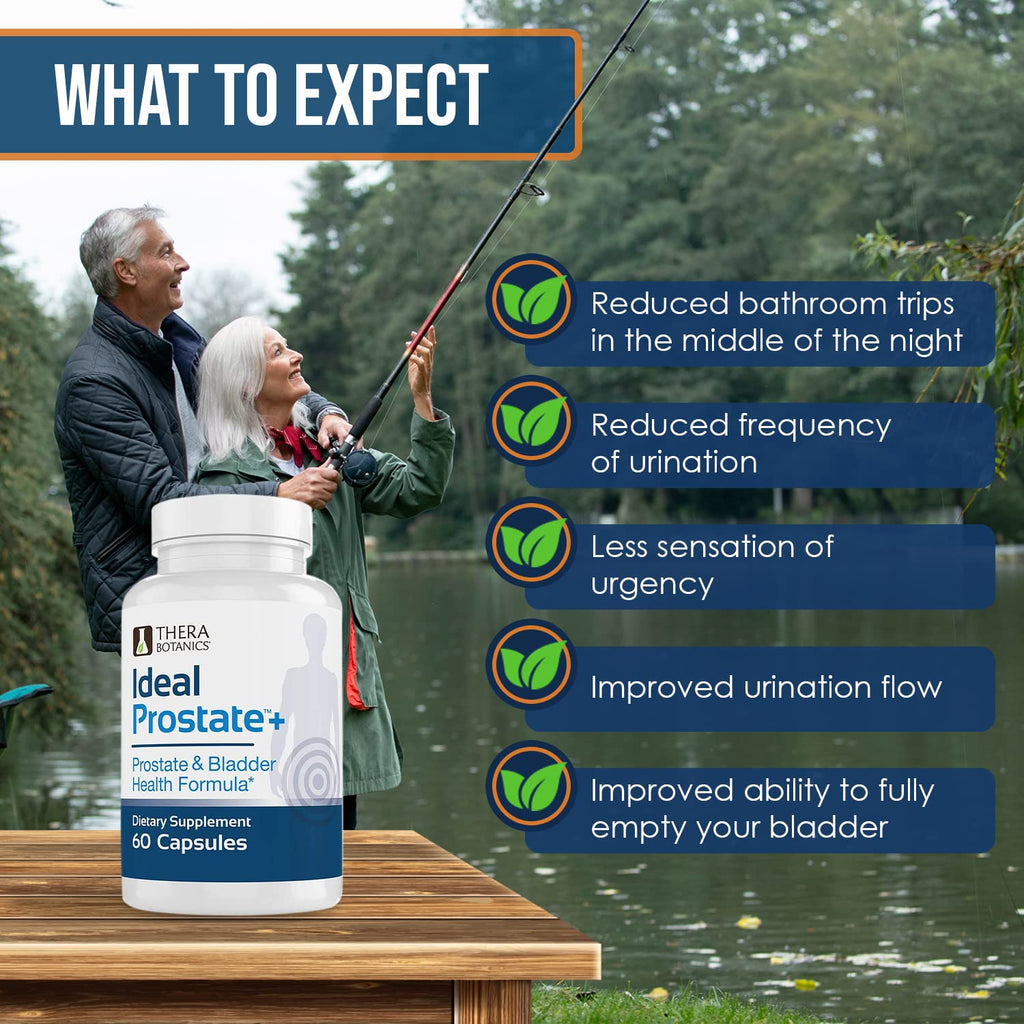 Therabotanics Advanced Men's Prostate Support Plus – Saw Palmetto, Lycopene & Lindera