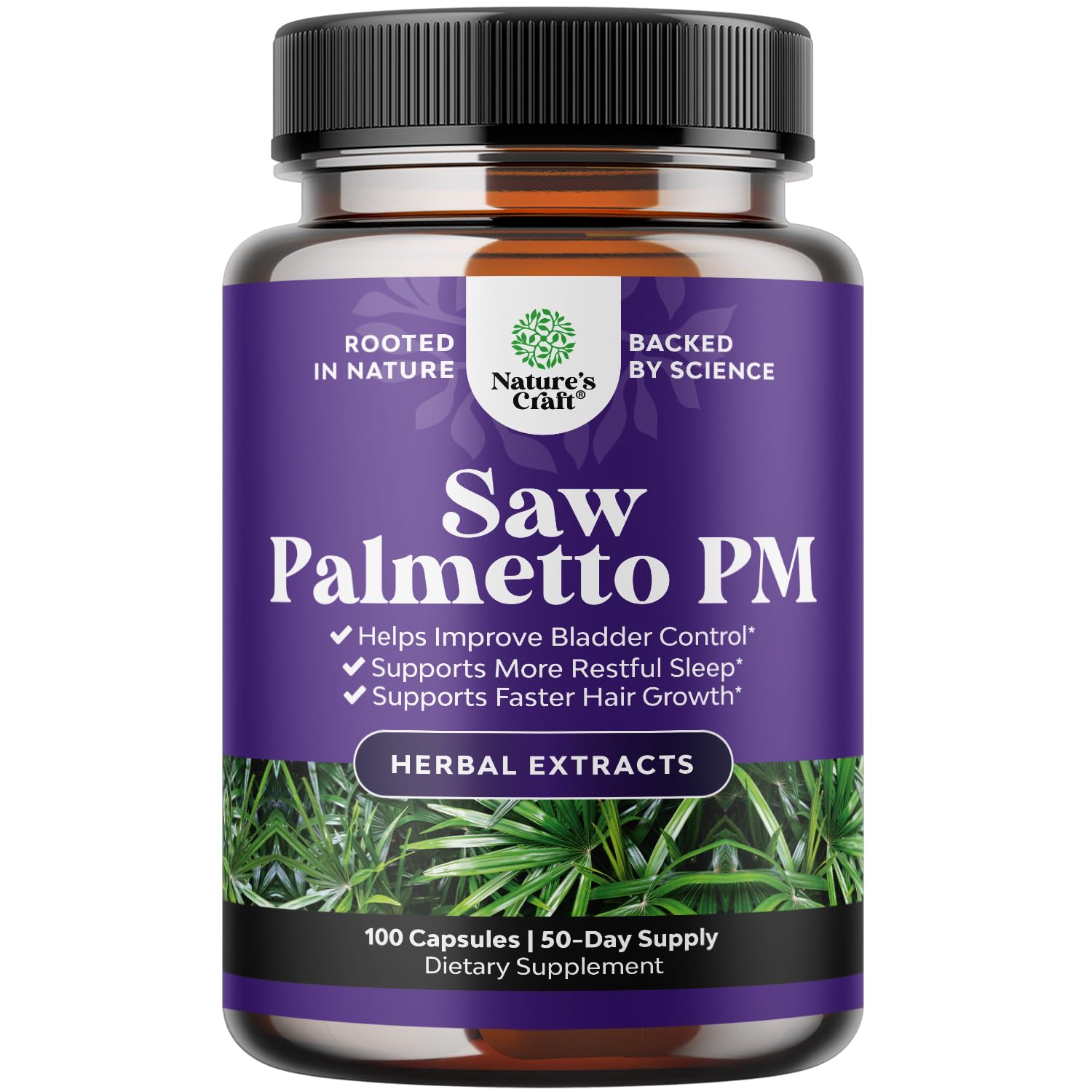 Nighttime Defense Saw Palmetto for Men – Prostate Support & Night Urination Relief