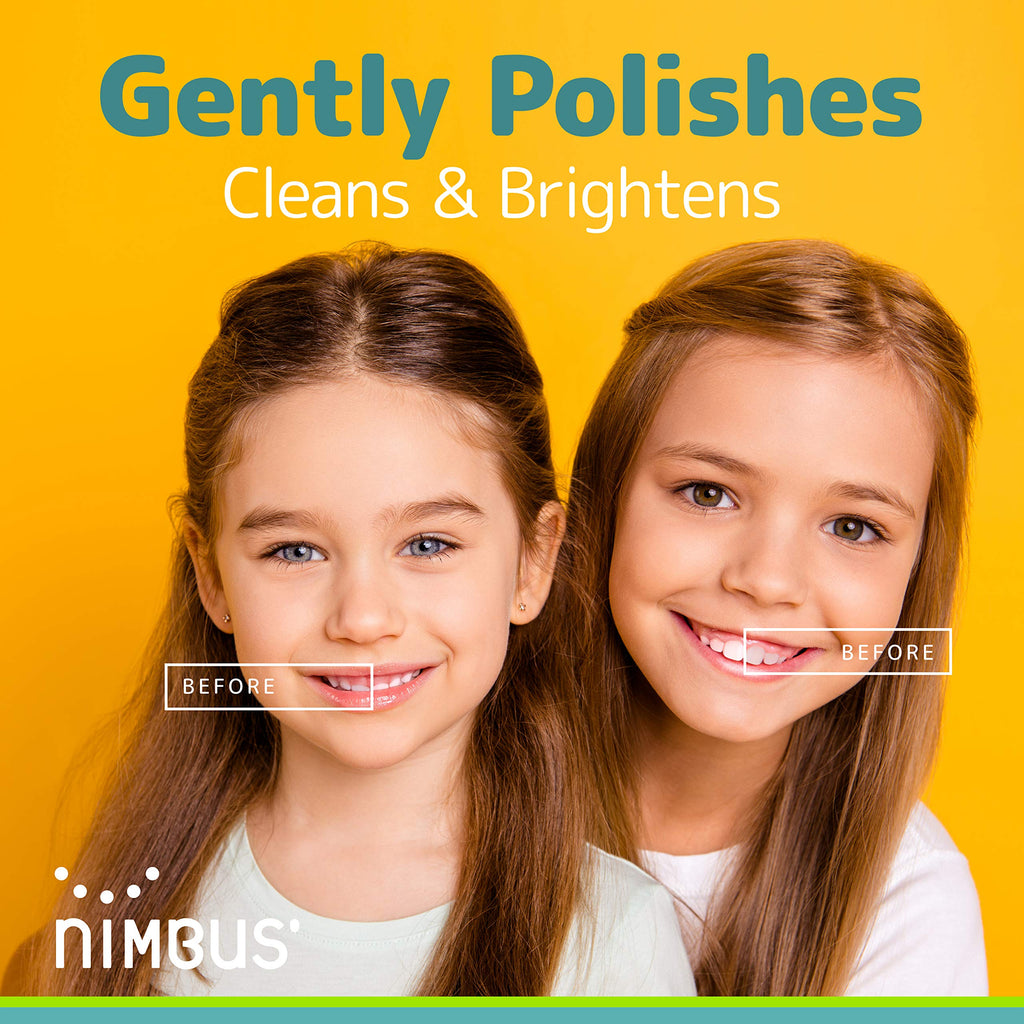 NIMBUS NIMBY Kid's Extra Soft Toothbrushes – For Sensitive Teeth & Gums (4 Pack)