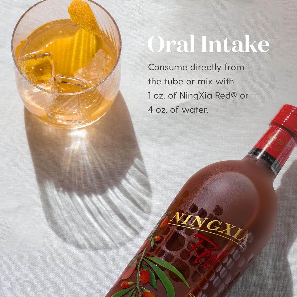 Young Living NingXia Nitro | 1 Pack (14 Sachets) | Energizing Wolfberry Drink with Green Tea & Korean Ginseng | Supports Focus, Energy & Physical Fitness