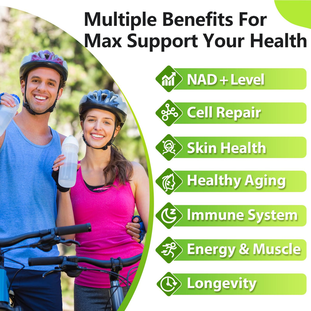 Sublingual NMNH 500mg NAD Supplement – 120 Servings for Anti-Aging, Energy & Immunity