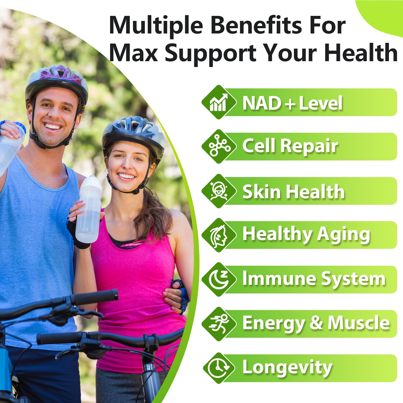 Sublingual NMNH 500mg NAD Supplement – 120 Servings for Anti-Aging, Energy & Immunity