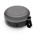No-Leak Denture Case – Travel Denture Bath Box, Black | Strainer & Magnetic Mirror