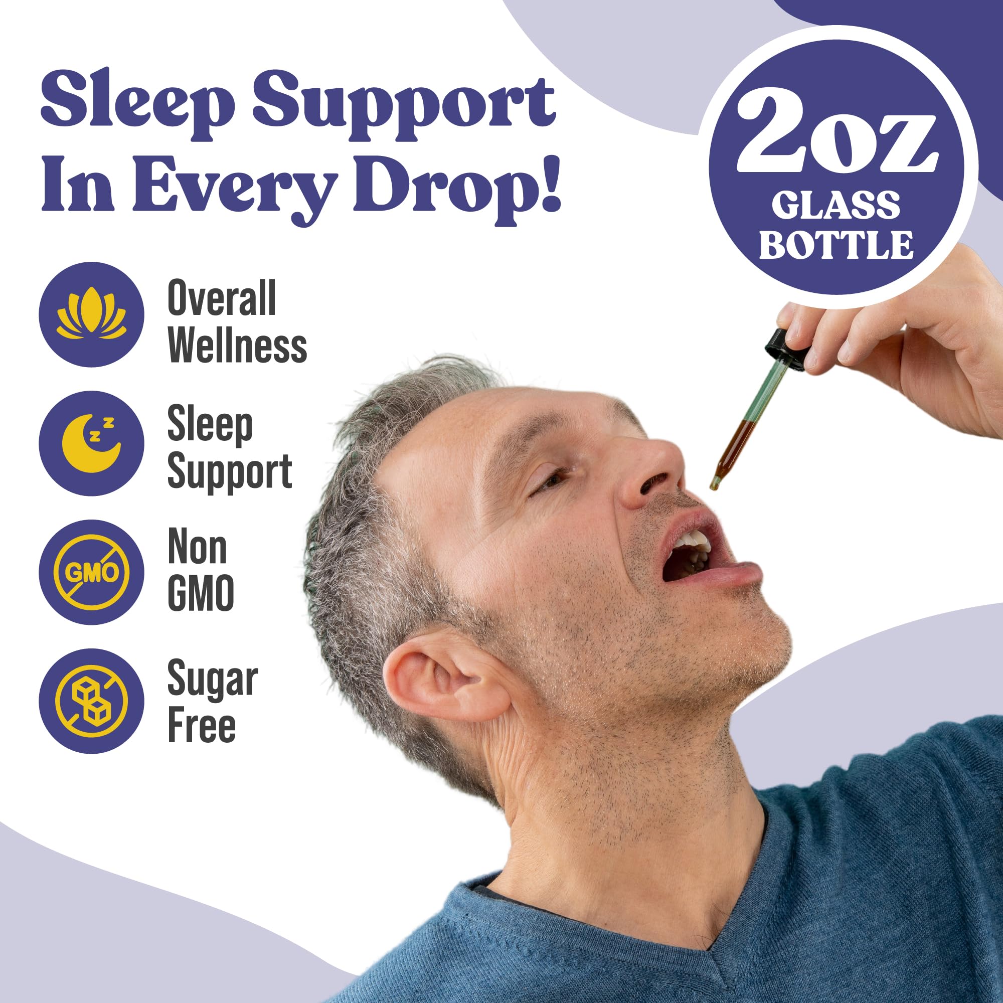 NoctuRest Natural Sleep-Aid | Liquid Formula with Melatonin, Valerian, Magnesium & L-Theanine