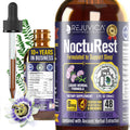 NoctuRest Natural Sleep-Aid | Liquid Formula with Melatonin, Valerian, Magnesium & L-Theanine