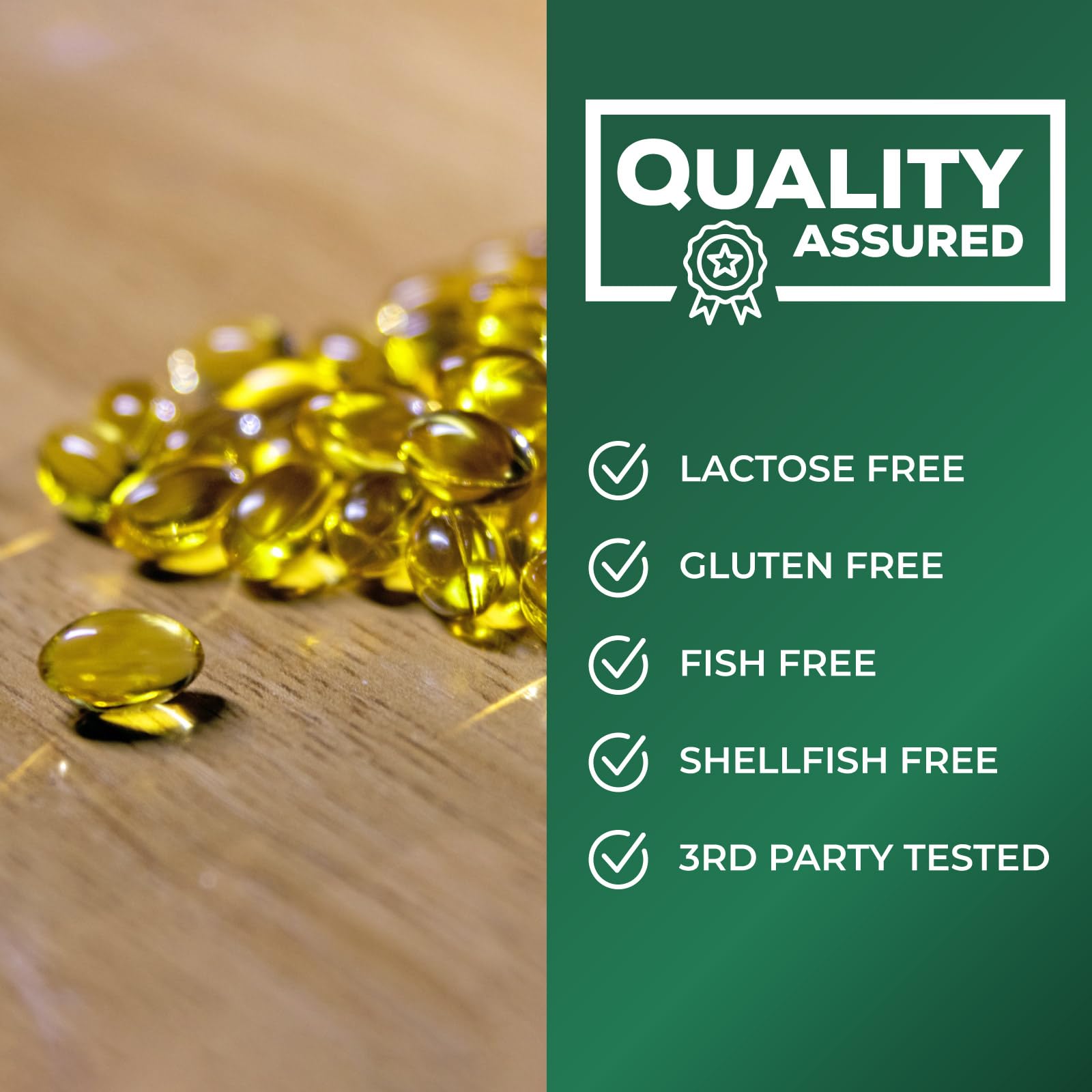 Vitamin D3 K2 5000 IU Plus MK-7 100 mcg – Bone, Immune & Heart Health | 120 Softgels