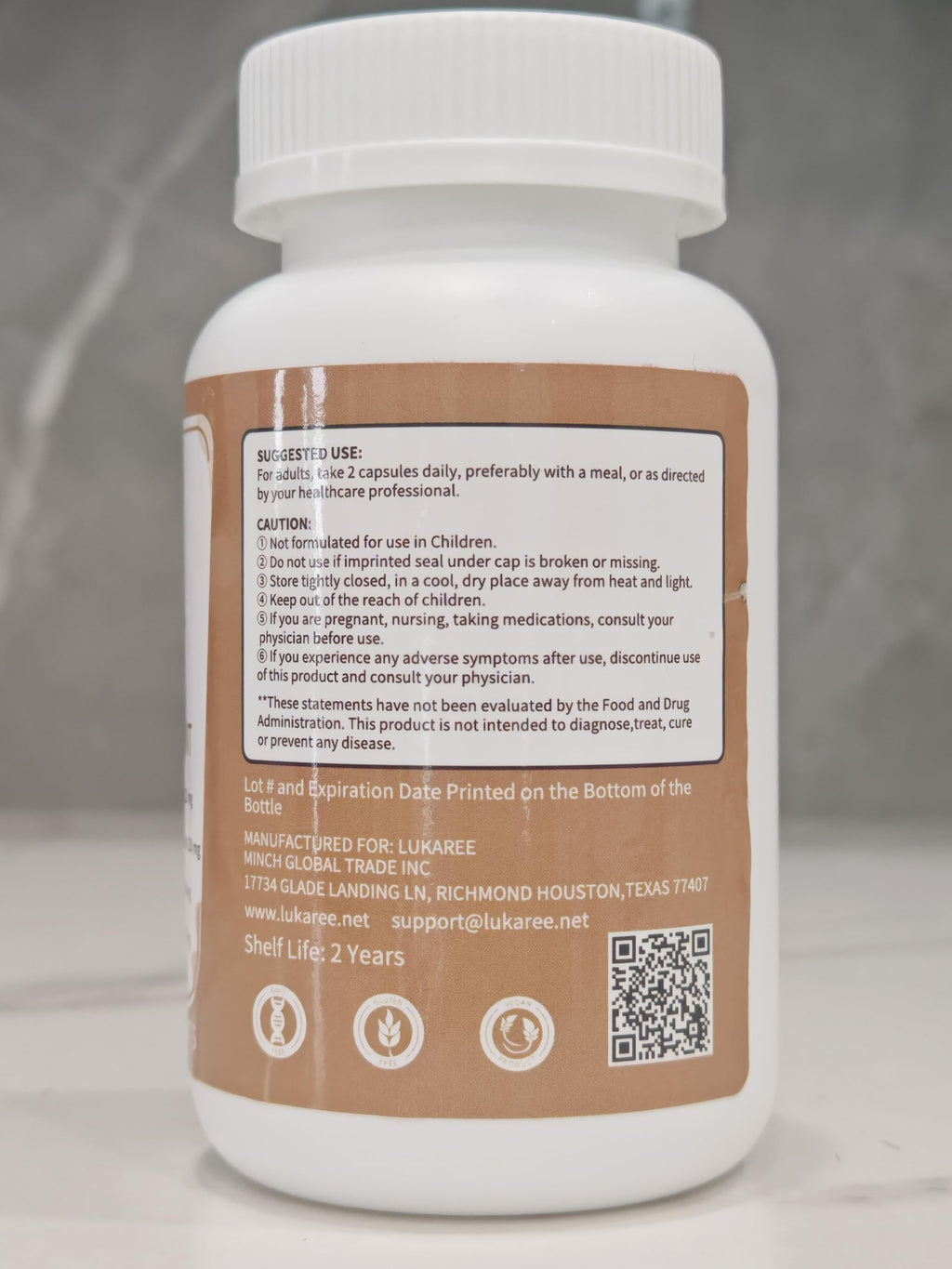 Lukaree 10-in-1 Cortisol Supplements – KSM-66 Ashwagandha + L-Theanine, 120 Caps (2 Pack)