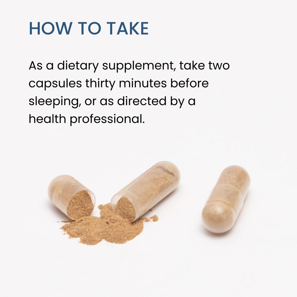 The Wellness Company Restful Sleep - Melatonin-Free Deep Sleep & REM Support - 60ct (1 Month Supply)