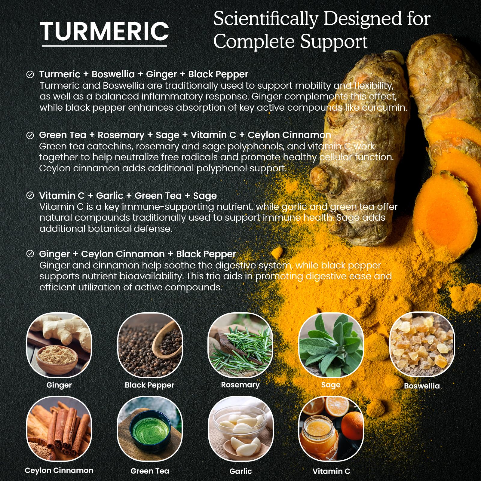 (2 Pack) Organic Turmeric Curcumin Liquid Drops - 1 Fl Oz