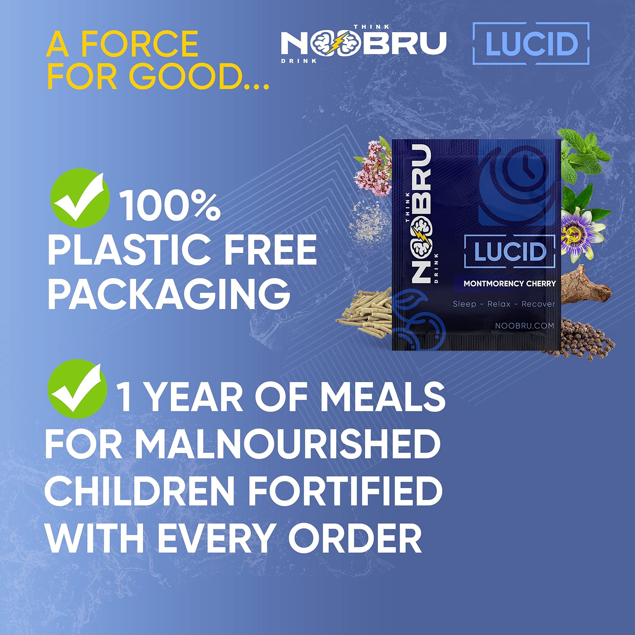 Noobru Lucid Nootropic Sleep Powder Drink – Deep Sleep & Lucid Dreams