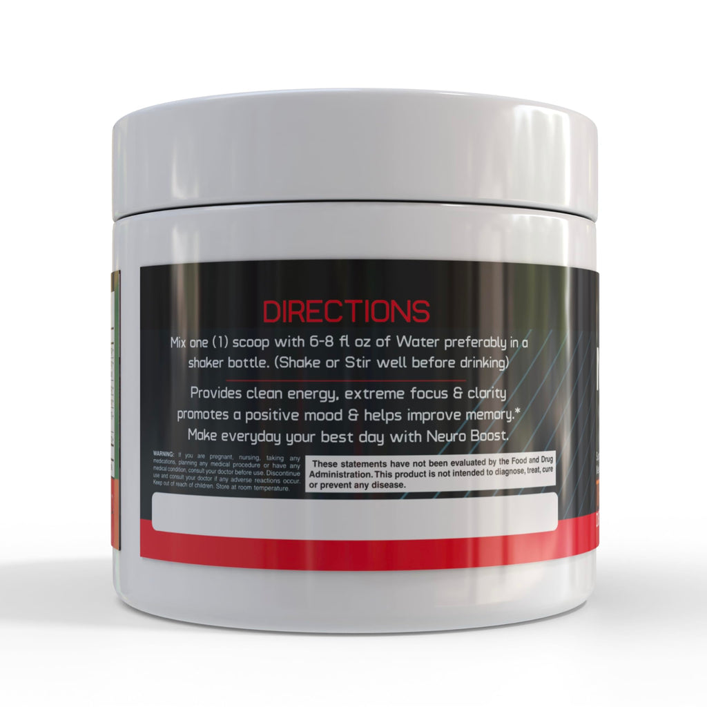 Nootro-Prime Brain Boost – Focus & Memory Nootropic (30 Servings) Tropical
