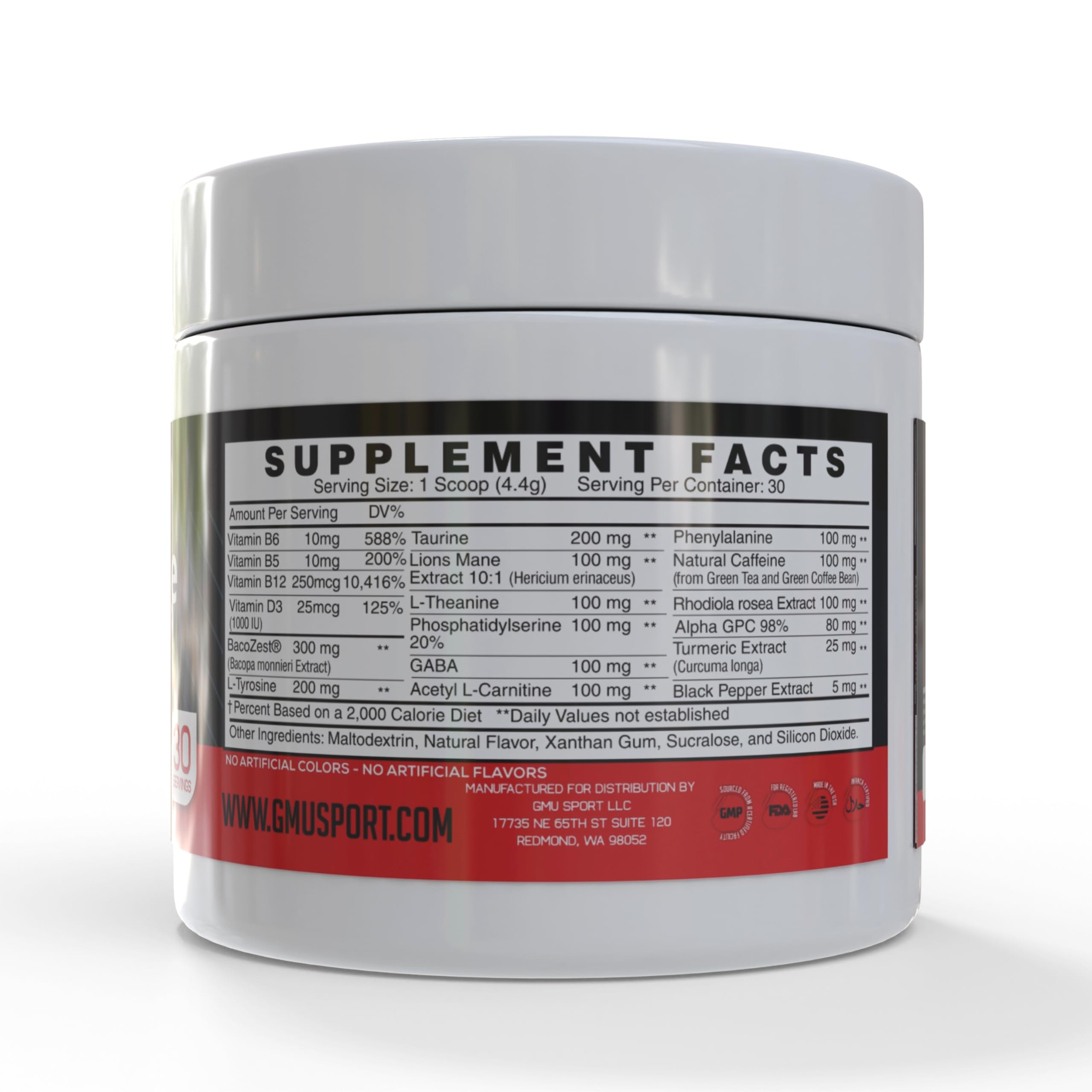 Nootro-Prime Brain Boost – Focus & Memory Nootropic (30 Servings) Tropical