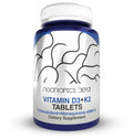 Nootropics Depot Vitamin D3 + K2 with Vitamin C Tablets – 60 Count | Mood & Bone Health
