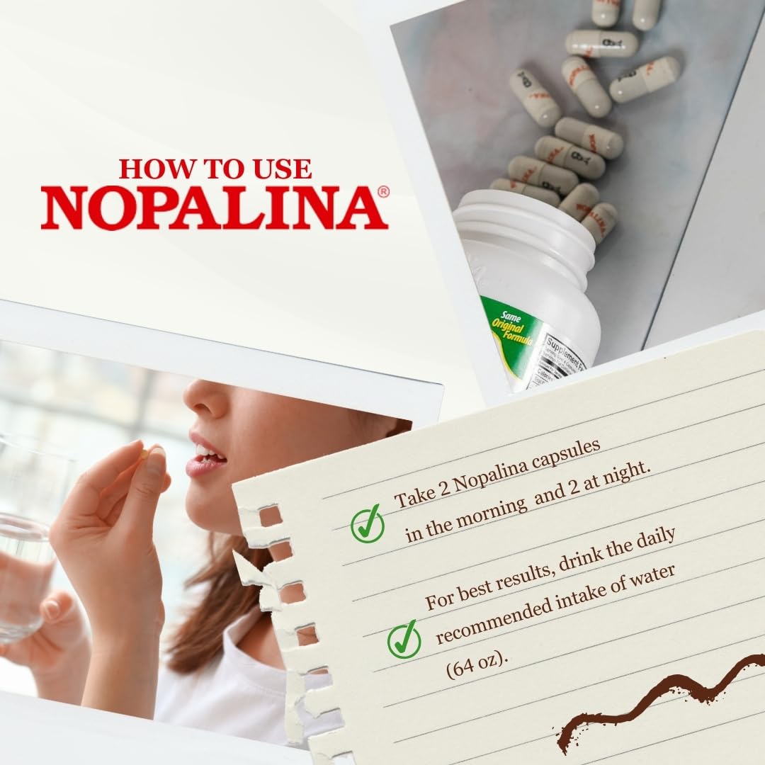 Nopalina Flax Seed Plus Capsules - 240 Capsules