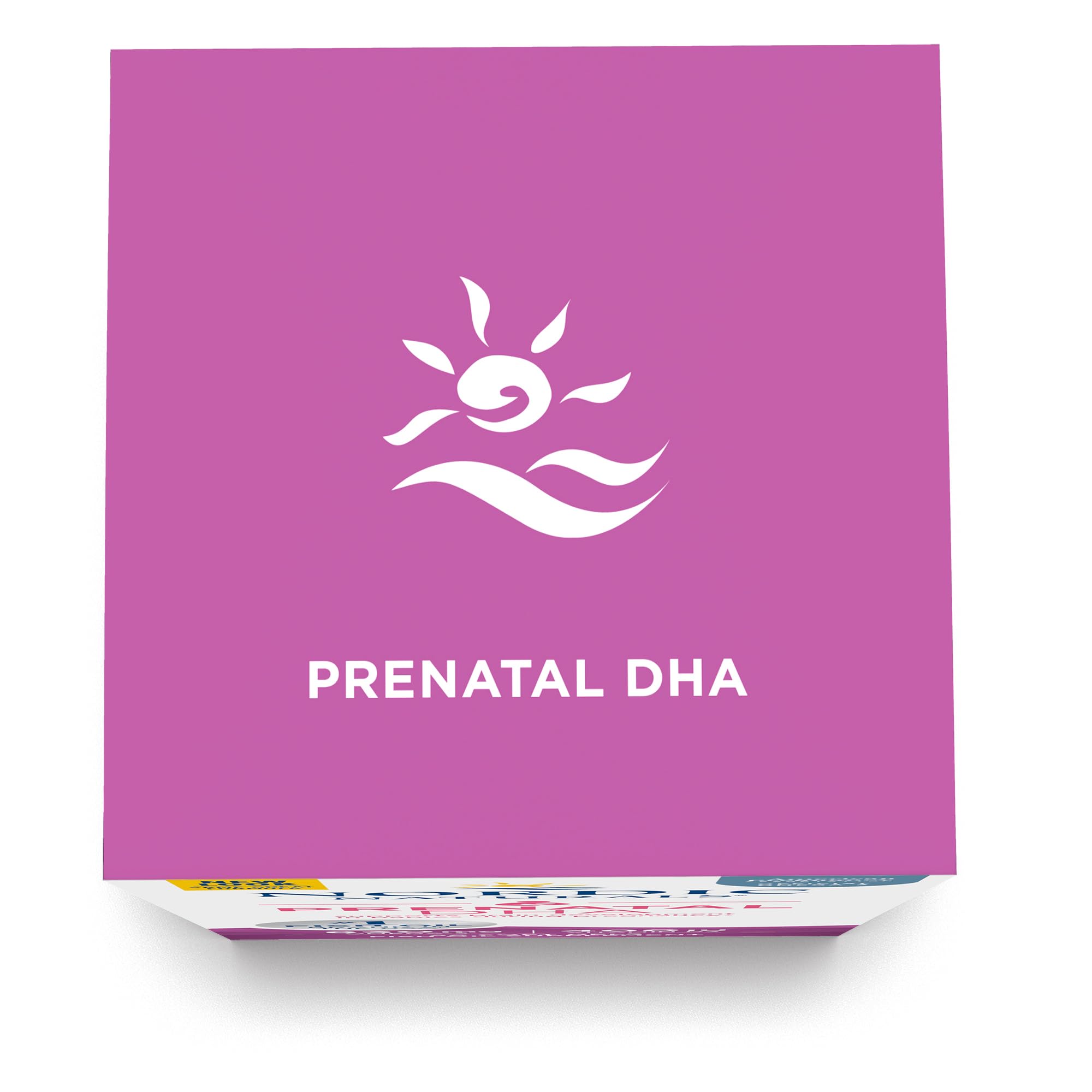 Nordic Naturals Pro Prenatal DHA Unflavored – 830 mg Omega-3 + 400 IU Vitamin D3, 90 Soft Gels