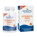 Nordic Naturals Vitamin D3 5000 IU Orange – 200 Mini Soft Gels | Supports Bones, Immunity & Mood | Vegetarian & Non-GMO