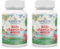 Nordic Naturals Vitamin D3 Gummies Kids - Wild Watermelon Splash, Pack of 2 | 400 IU D3