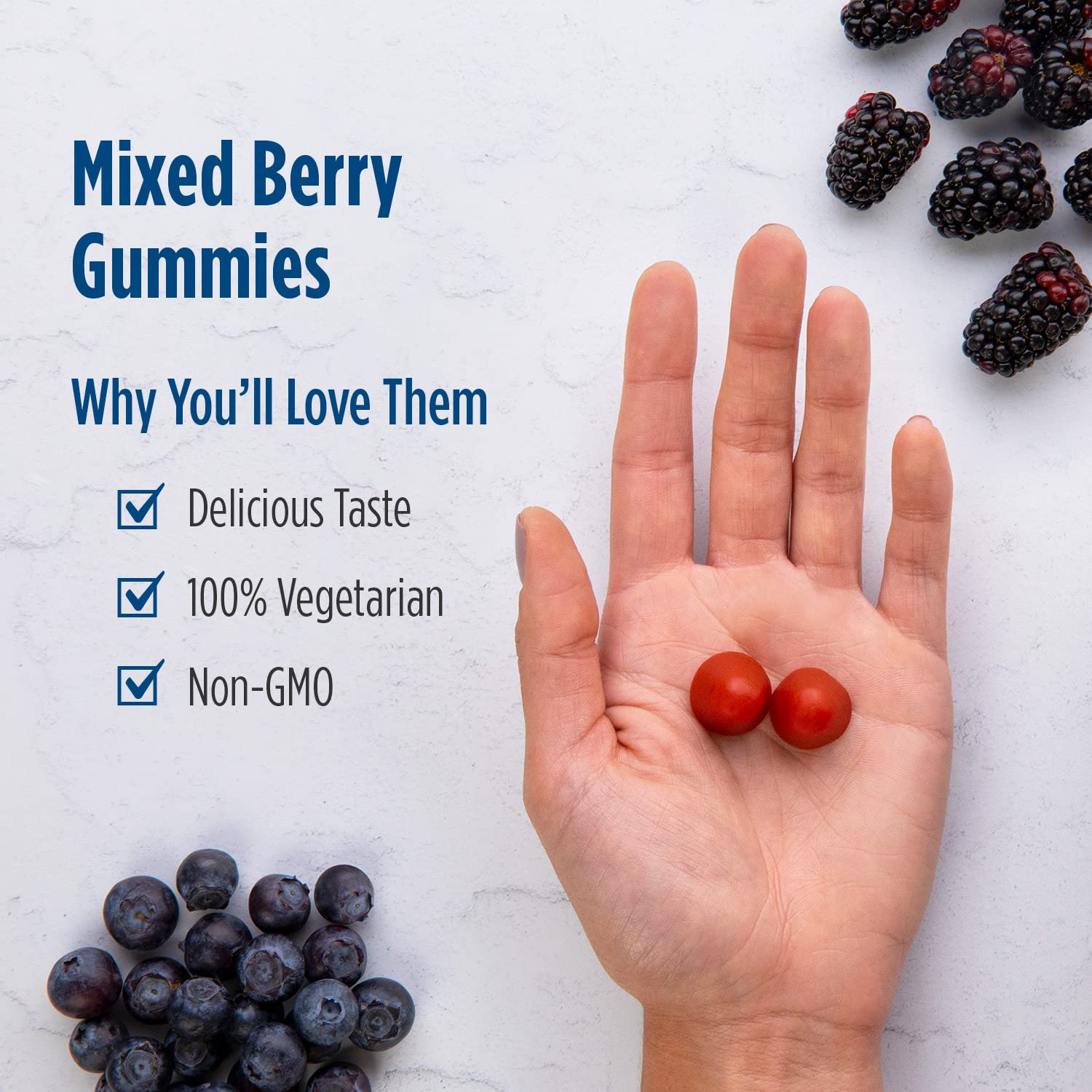 Nordic Naturals Women's Multivitamin Gummies - Mixed Berry, 60 Gummies | Supports Skin, Hair, Bones, Energy & Immunity | Non-GMO & Vegetarian