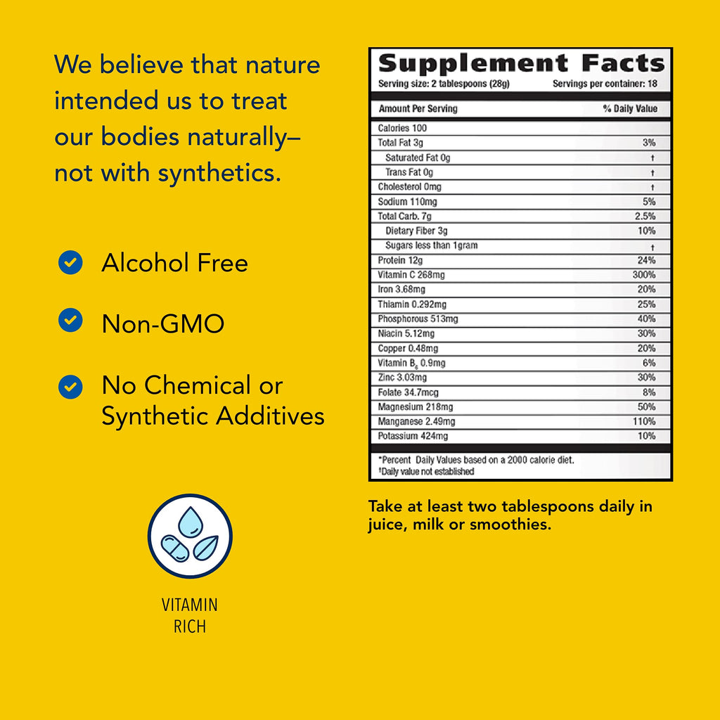 North American Herb & Spice Purely-Zinc Plus - 17.63 oz - Whole Food Zinc Supplement - Healthy Immune Support - Austrian Pumpkin Seed, Rice Bran & Camu Camu - Non-GMO - 18 Servings