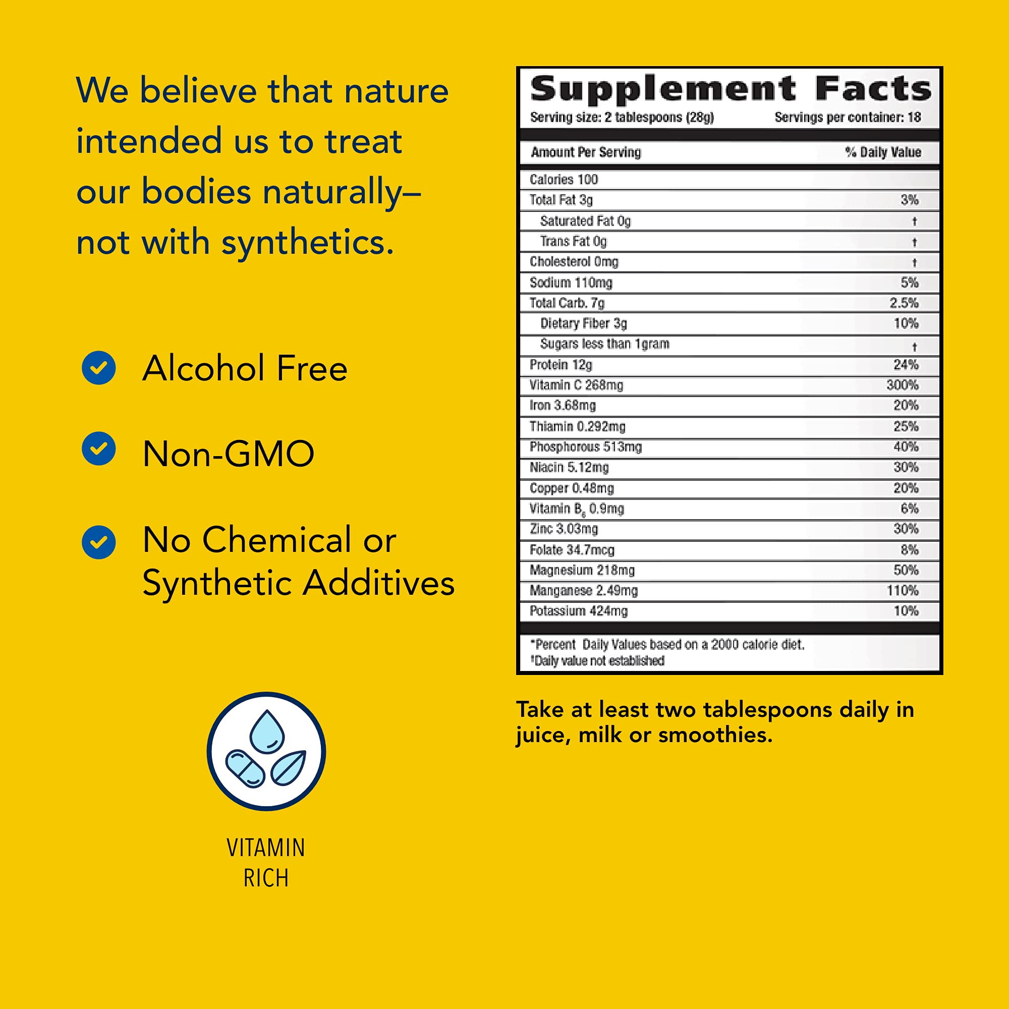 North American Herb & Spice Purely-Zinc Plus - 17.63 oz - Whole Food Zinc Supplement - Healthy Immune Support - Austrian Pumpkin Seed, Rice Bran & Camu Camu - Non-GMO - 18 Servings