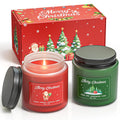 NORVENCE Christmas Candles Gift Set – Stress Relief Scented Candles for Women & Men