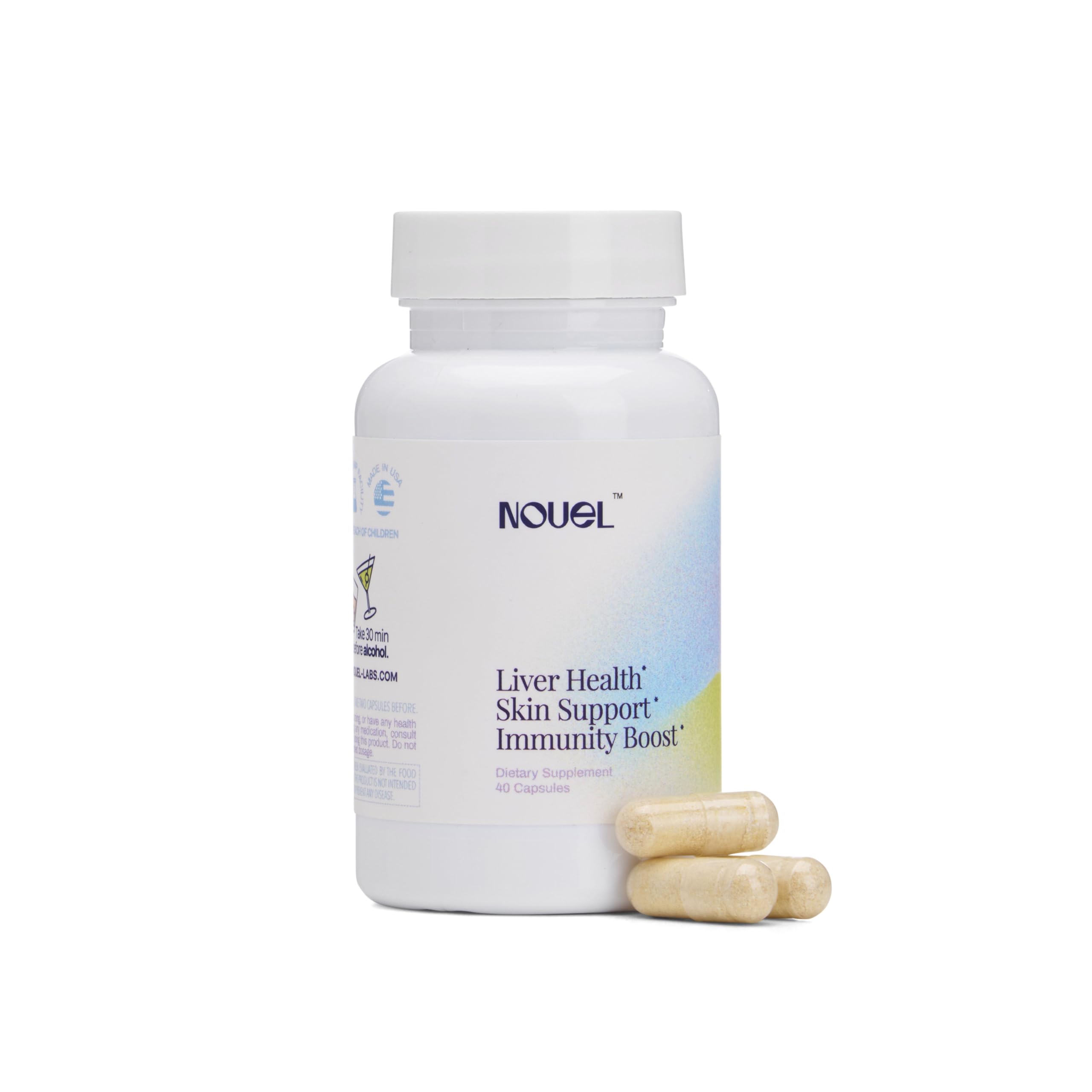 Nouel Recovery Supplement – Skin, Liver & Immunity Support | 40 Capsules