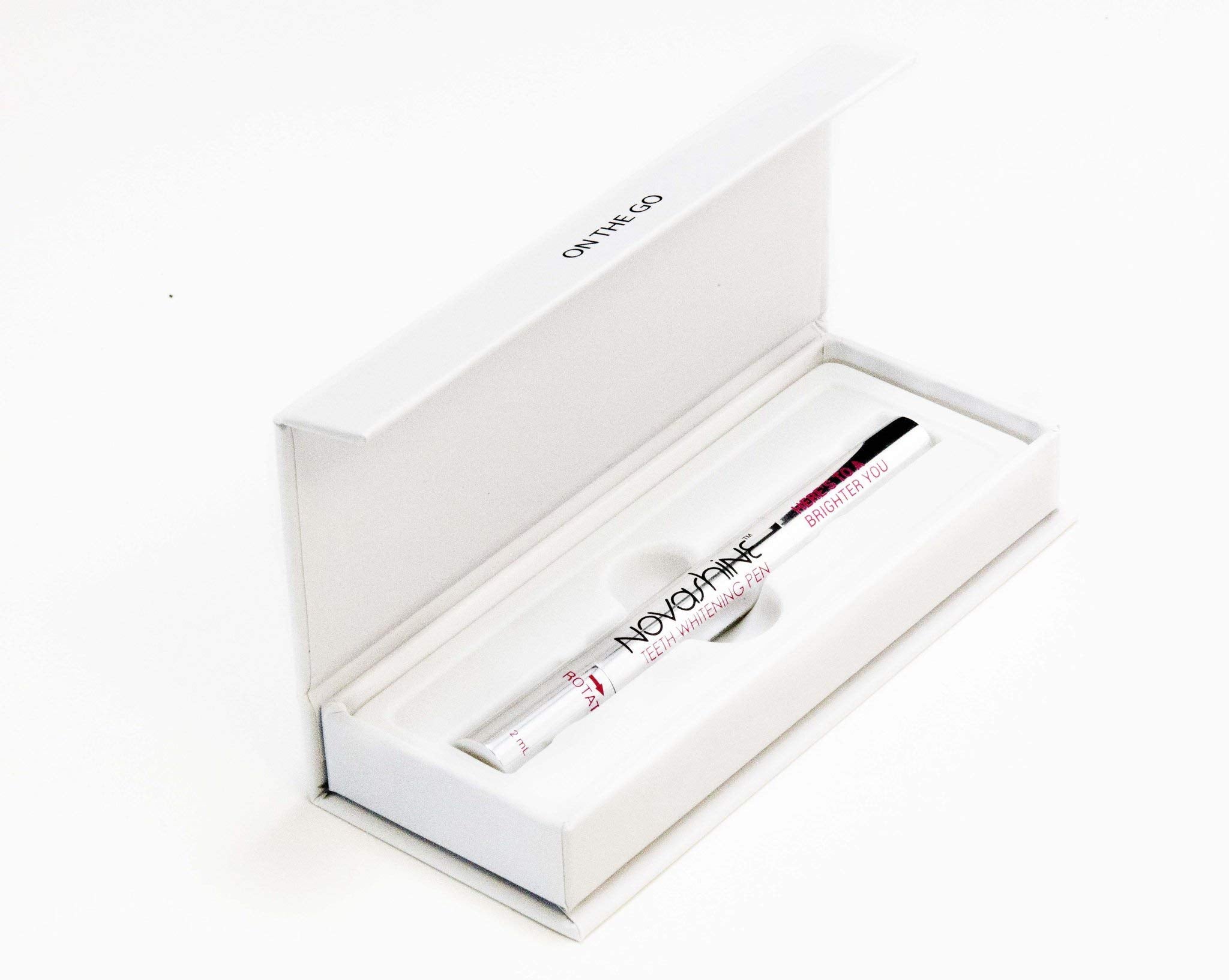 Novashine Teeth Whitening Pen – 2ml, 6% Hydrogen Peroxide | Up to 15 Treatments