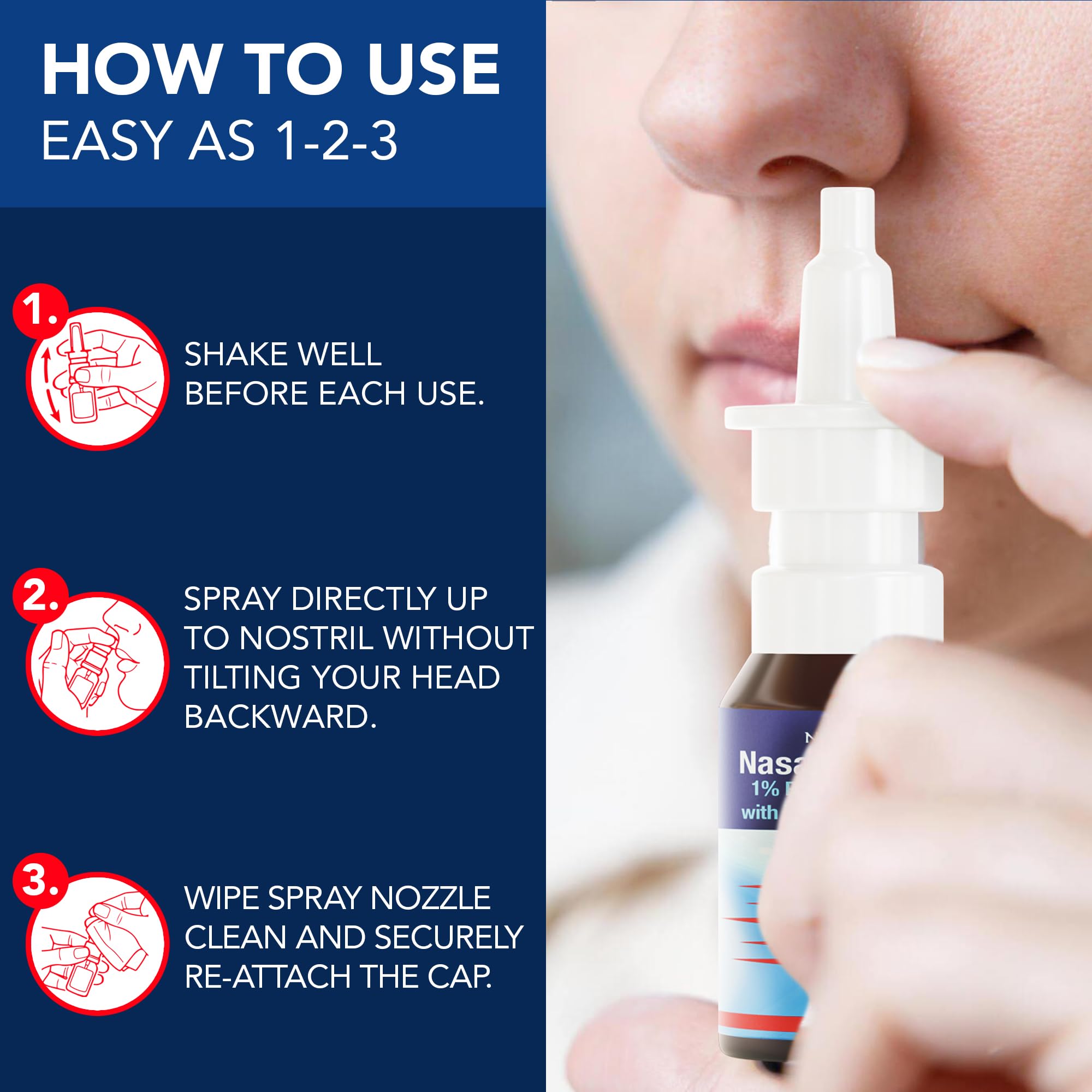 NOVEHA Iodine Nasal Spray – Daily Nasal Cleanser with Vitamin D3 & Aloe Vera | Made in USA