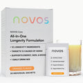 NOVOS Core Longevity Mix - Orange Flavor Powder for Skin, Energy, Mood & Cognition - 30 Servings