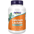 NOW Calcium Lactate - Bioavailable Calcium for Bone Health (250 Tablets)