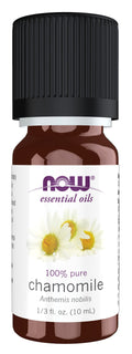 NOW Essential Oils Chamomile Oil 10 ml – Pure Steam-Distilled Aromatherapy, Vegan