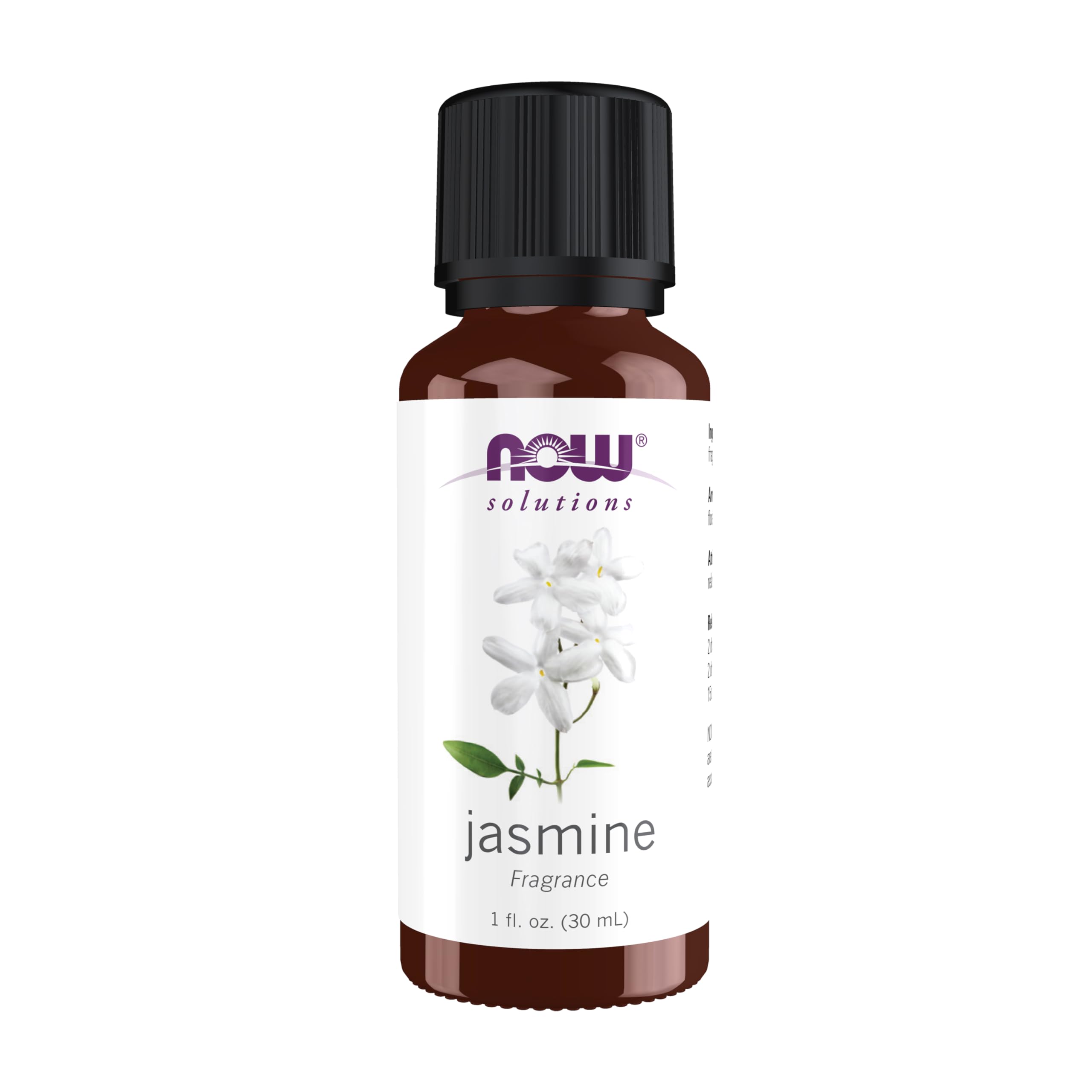 NOW Essential Oils Jasmine Fragrance - Steam Distilled, 100% Pure, Vegan, 1-Ounce