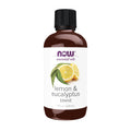 NOW Essential Oils Lemon & Eucalyptus Oil Blend – Invigorating Aromatherapy, 4 oz, Vegan