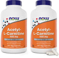 NOW Foods Acetyl L-Carnitine 500mg 2-Pack | 720 Capsules | Non-GMO, Vegan ACL 500 mg