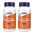 NOW Foods Astaxanthin 10mg 60 SoftGels (2 Pack) - Non-GMO Haematococcus