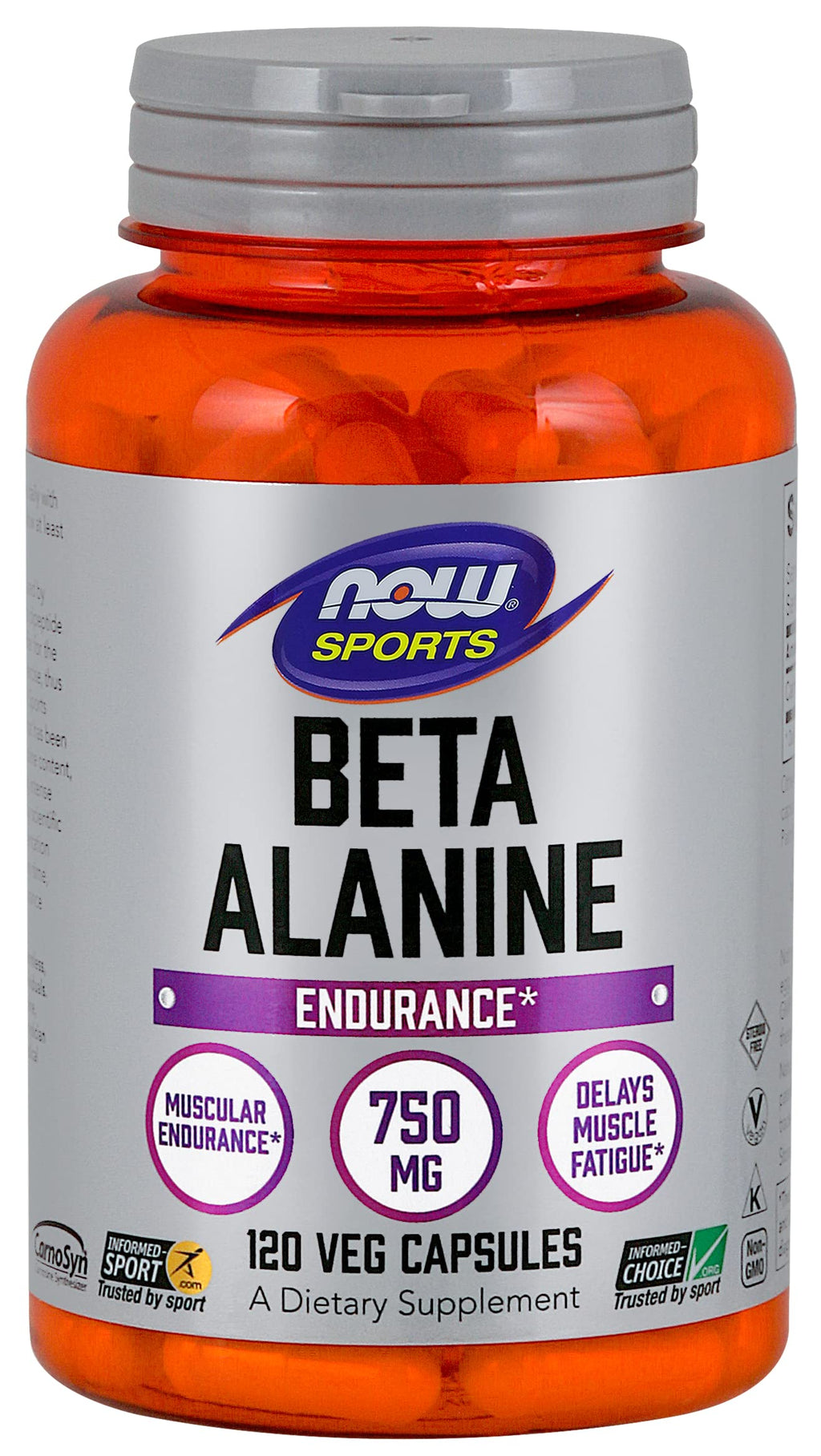 Now Foods Beta-Alanine - 120 Capsules (Pack of 2)