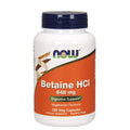 Now Foods Betaine HCl 648 mg with Pepsin 150 mg – 120 Caps, 2 Pack